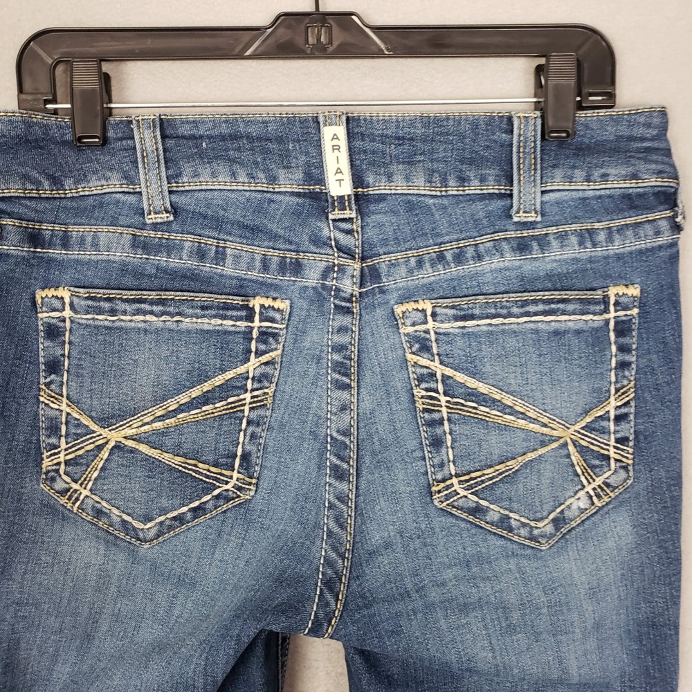 Ariat Women's Perfect Rise Arrow Bootcut Jeans Coastal Cowgirl Western Size 28